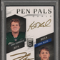 2018 Panini Donruss Elite Pen Pals Duals Auto Allen Darnold Auto Gold Ink PSA 10