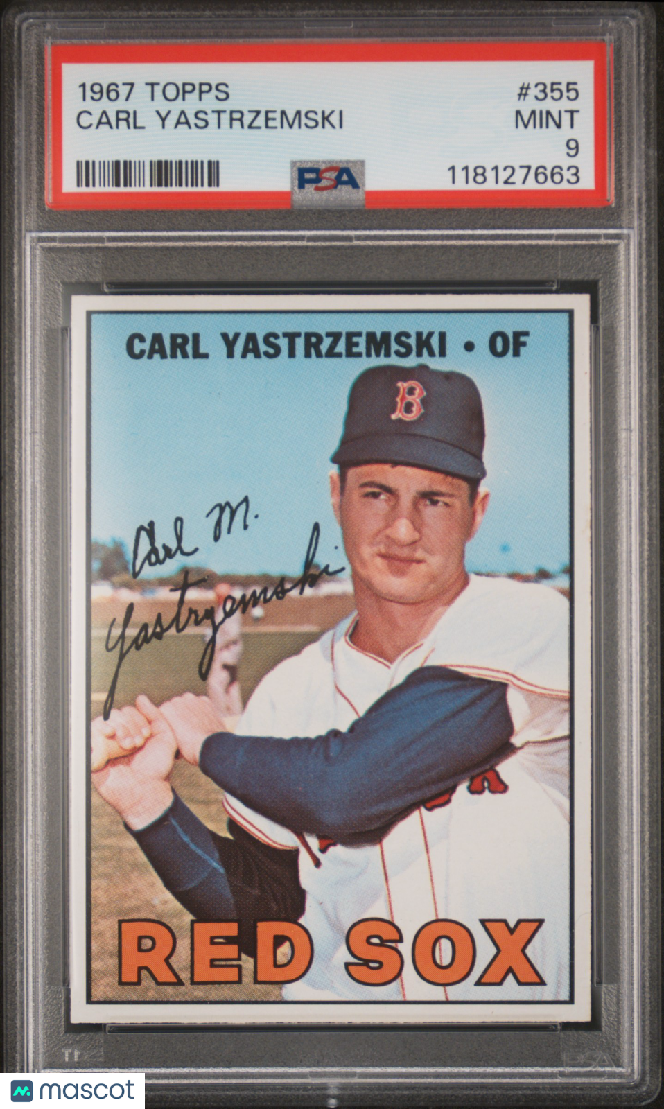 1967 Topps Carl Yastrzemski #355 PSA 9