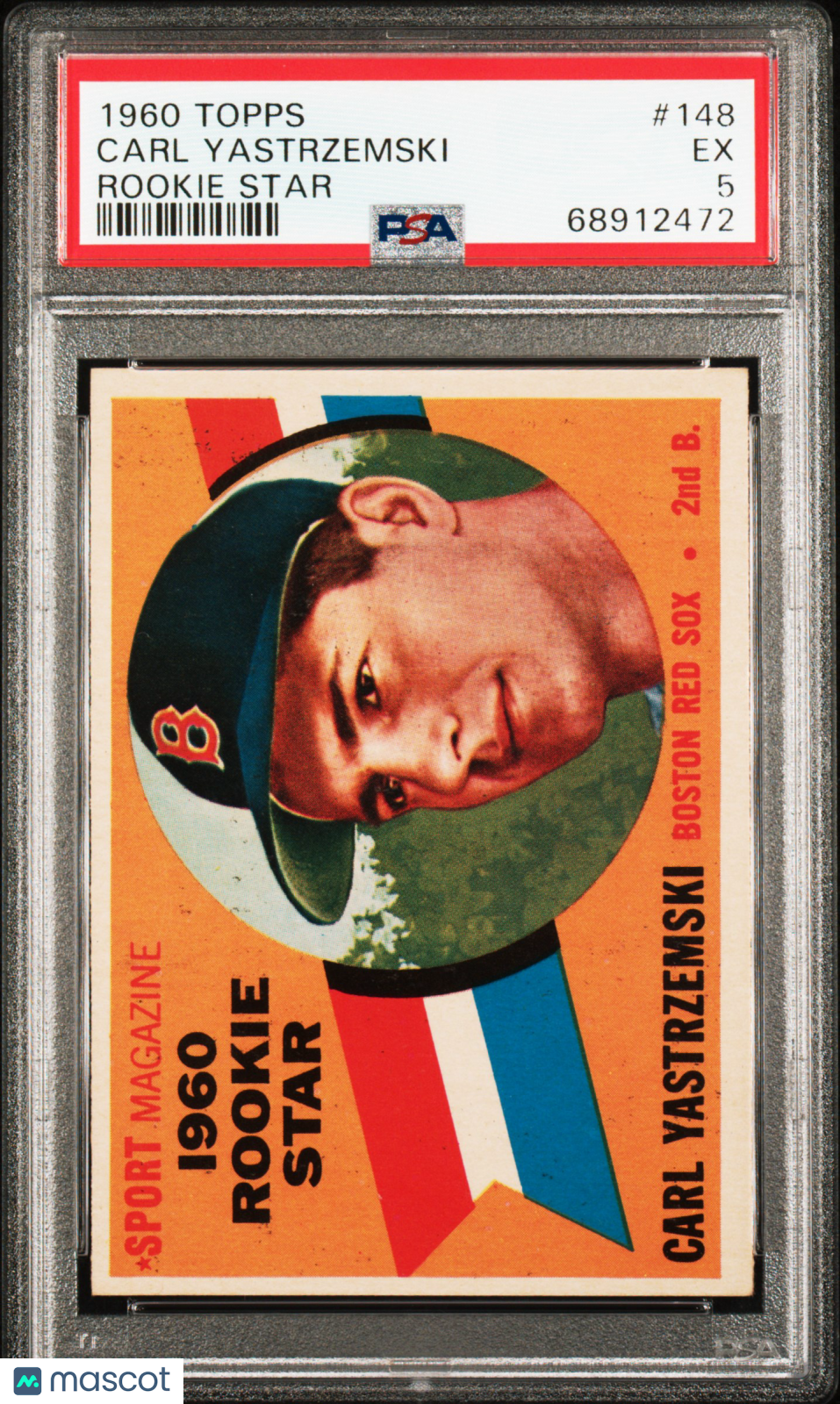 1960 Topps Carl Yastrzemski #148 Rookie Star PSA 5