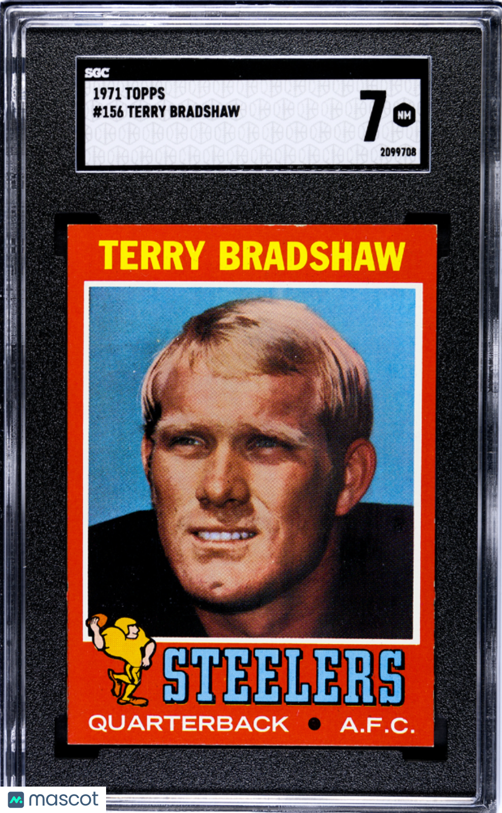 1971 Topps Terry Bradshaw #156 SGC 7