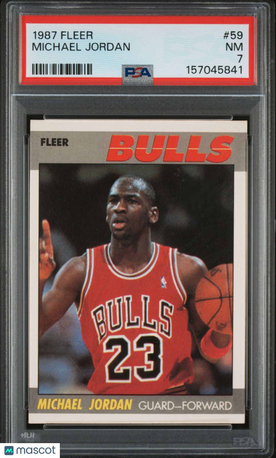 1987 Fleer Michael Jordan #59 PSA 7