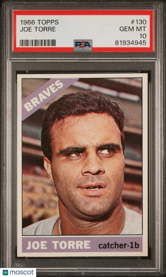 1966 Topps Joe Torre #130 PSA 10