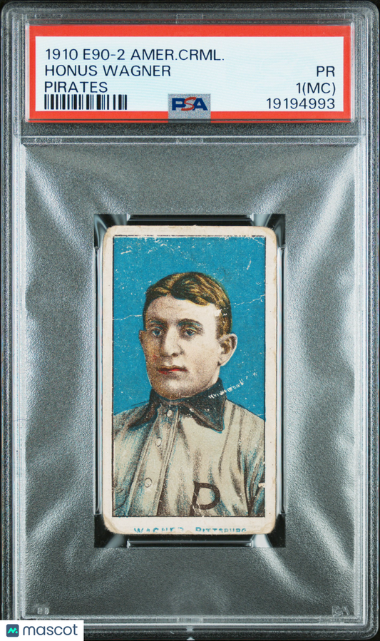 1910 E90-2 American Caramel Pirates Honus Wagner PSA 1 MC