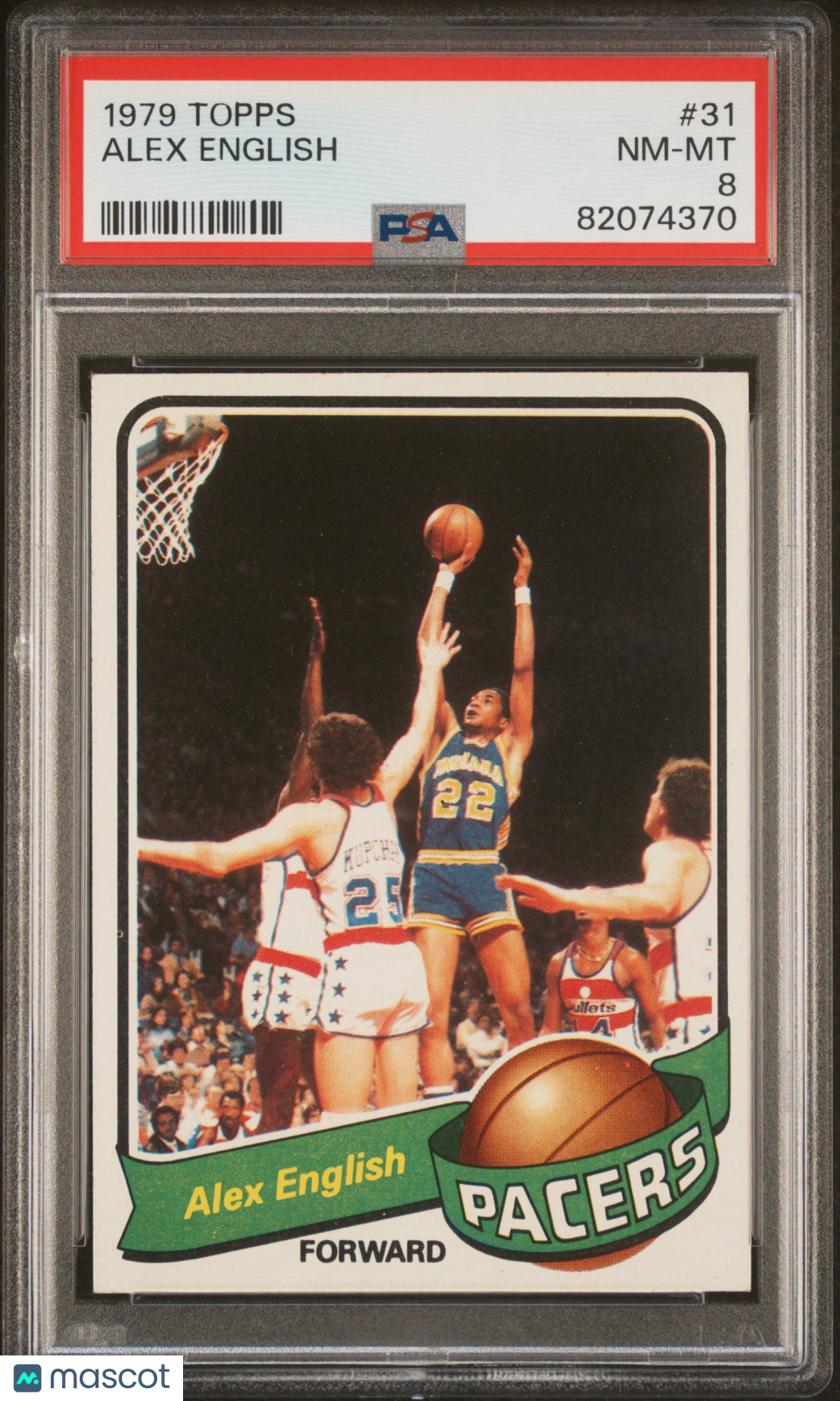 1979 Topps Alex English #31 PSA 8