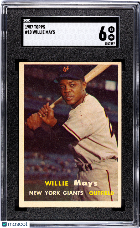 1957 Topps Willie Mays #10 SGC 6