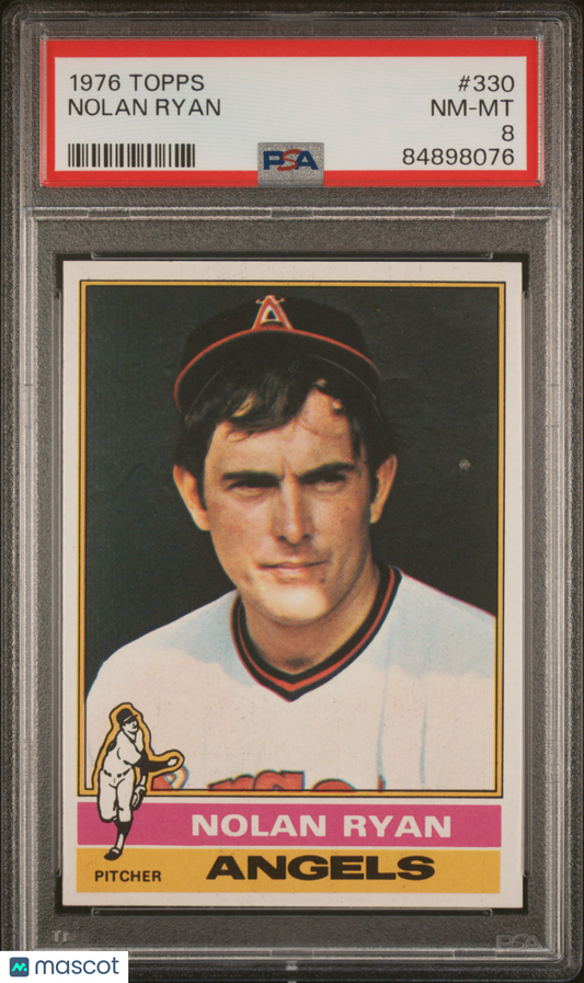 1976 Topps Nolan Ryan #330 PSA 8