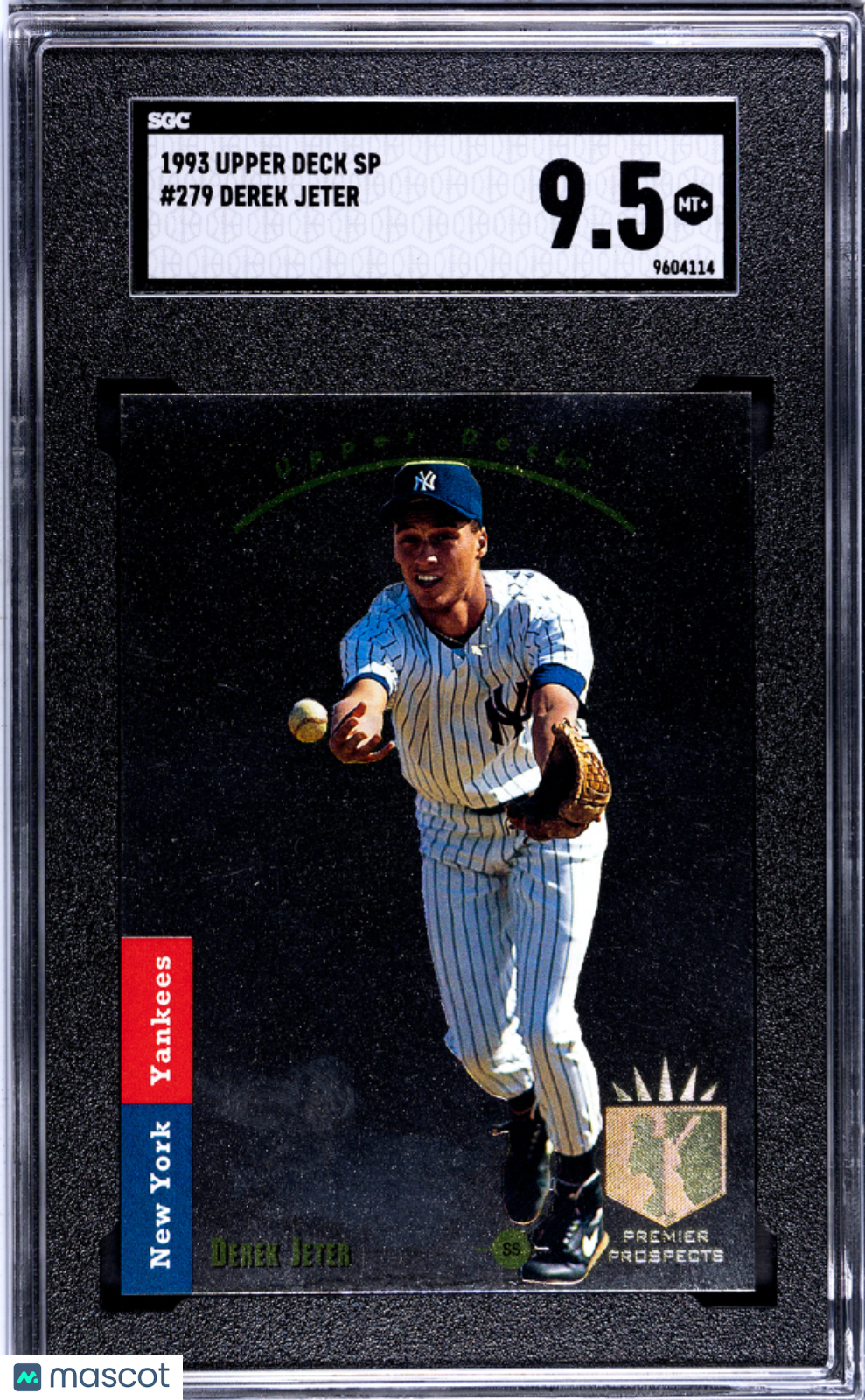 1993 Upper Deck SP Derek Jeter #279 SGC 9.5