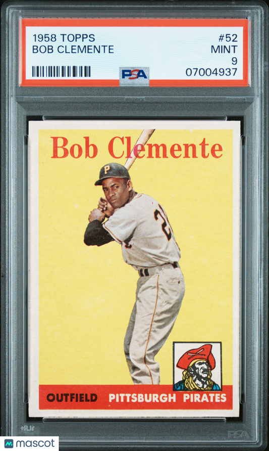 1958 Topps Bob Clemente #52 PSA 9