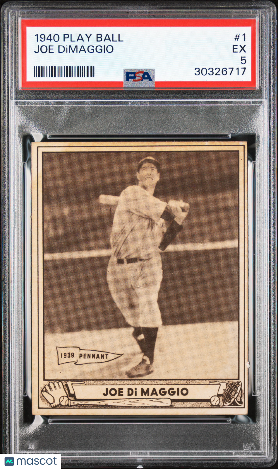 1940 Play Ball Joe Dimaggio #1 PSA 5