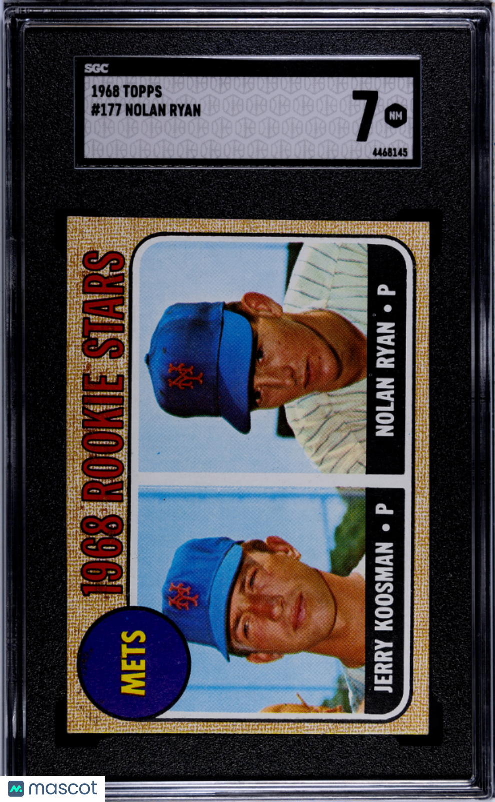1968 Topps Nolan Ryan #177 SGC 7