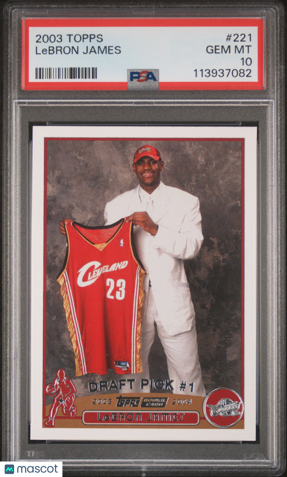 2003 Topps LeBron James #221 PSA 10