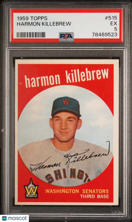 1959 Topps Harmon Killebrew #515 PSA 5