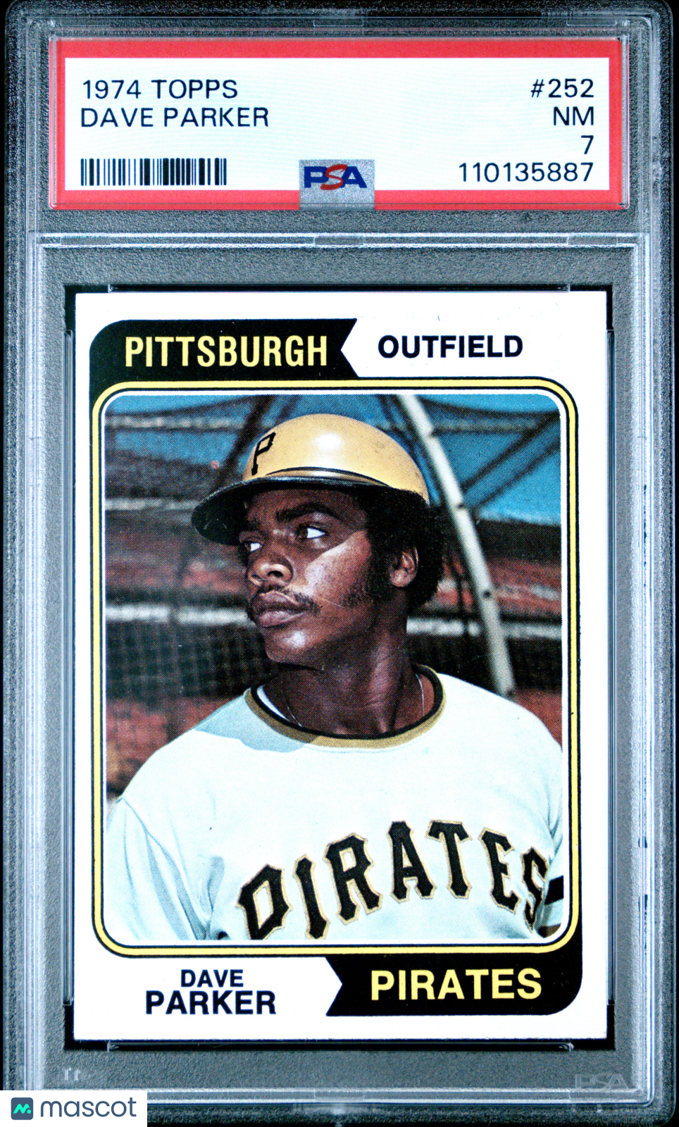 1974 Topps Dave Parker #252 PSA 7