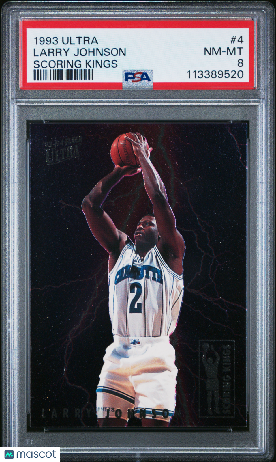 1993 Ultra Scoring Kings Larry Johnson #4 PSA 8