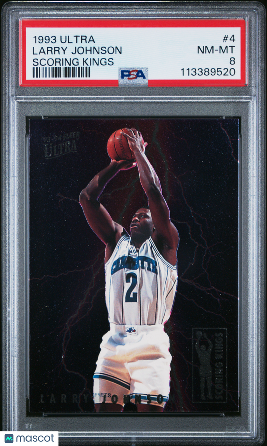 1993 Ultra Scoring Kings Larry Johnson #4 PSA 8