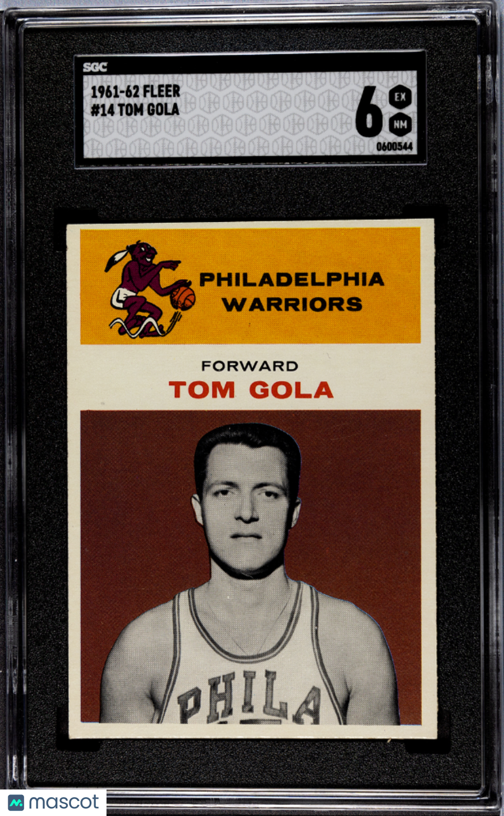 1961 Fleer Tom Gola #14 SGC 6