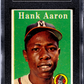 1958 Topps Hank Aaron #30 SGC 3.5