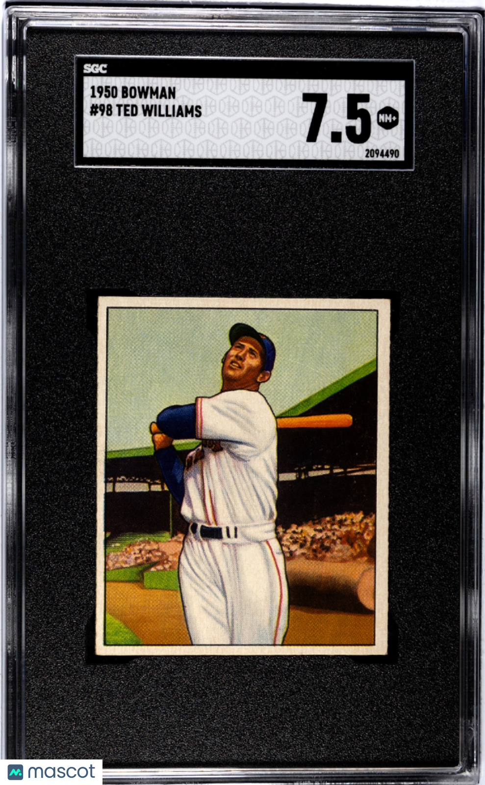 1950 Bowman Ted Williams #98 SGC 7.5