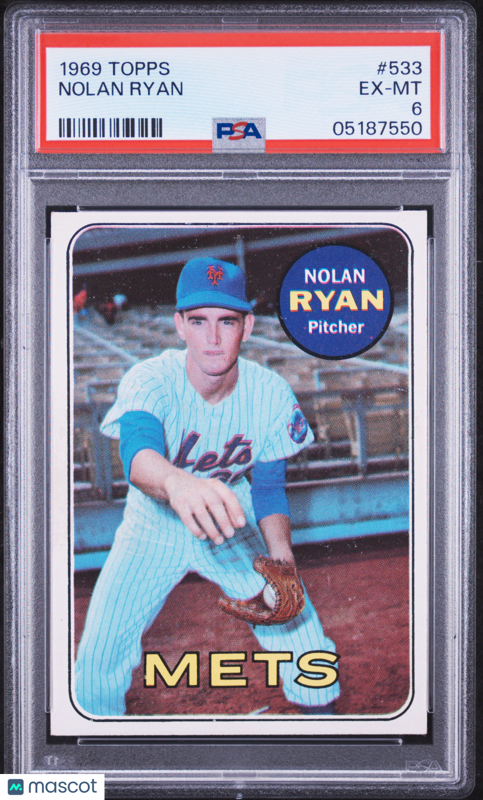 1969 Topps Nolan Ryan #533 PSA 6