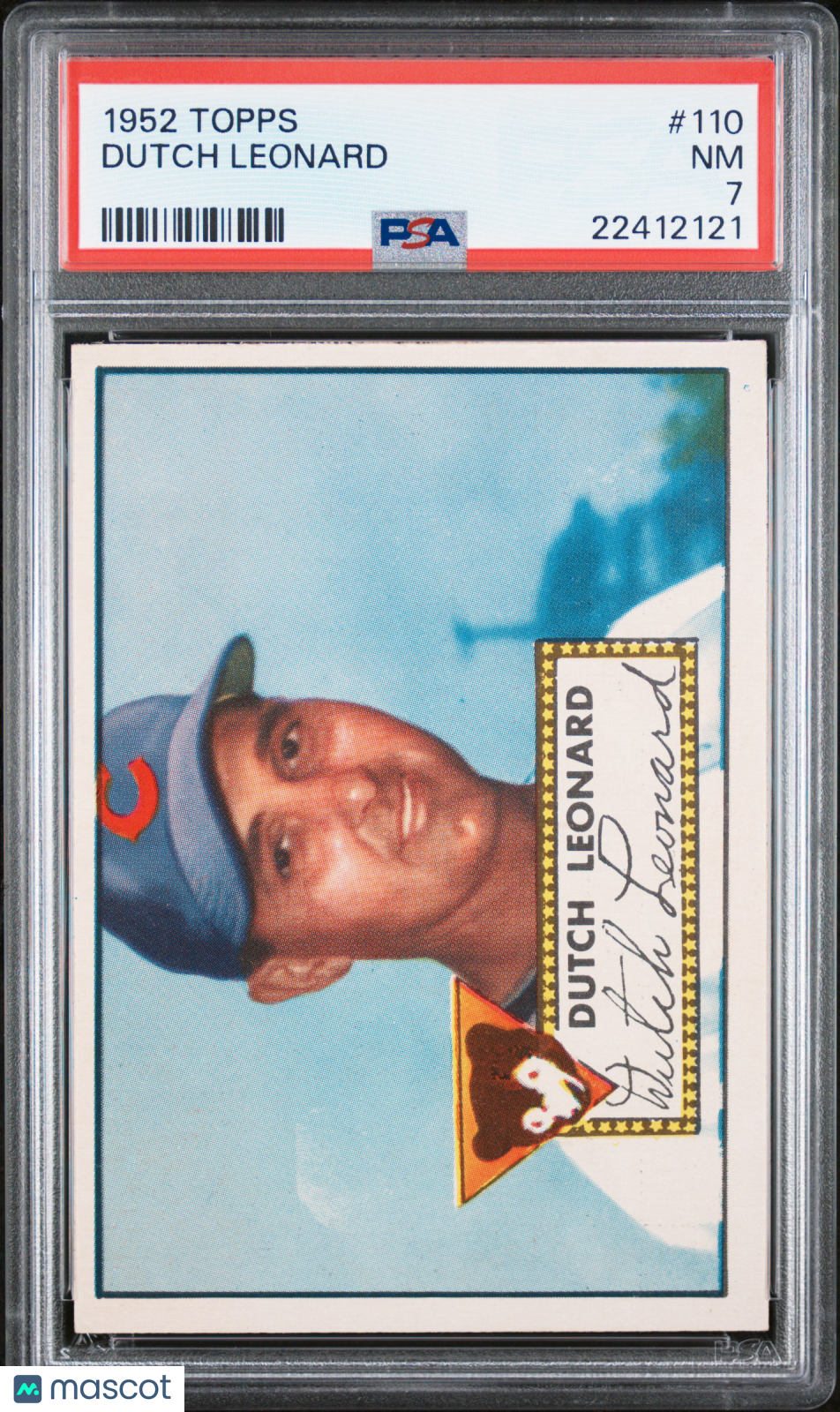 1952 Topps Dutch Leonard #110 PSA 7