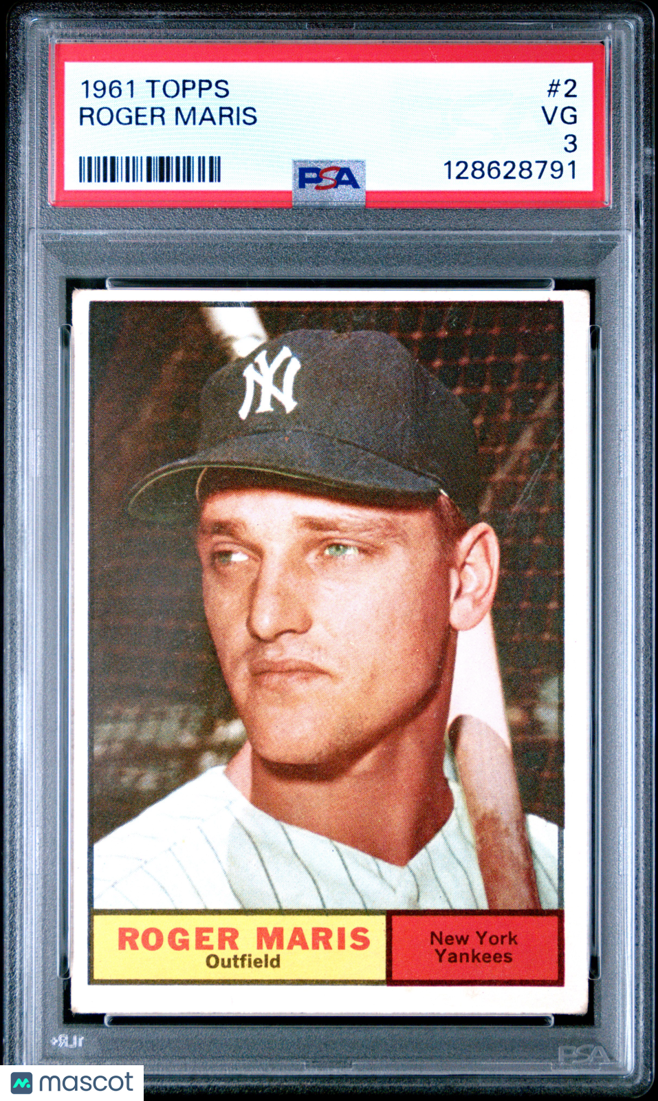 1961 Topps Roger Maris #2 PSA 3