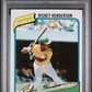 1980 Topps Rickey Henderson #482 PSA 6
