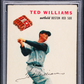 1954 Wilson Franks Ted Williams PSA 3