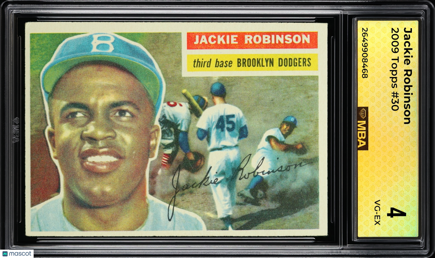 2009 Topps Jackie Robinson #30 MBA 4