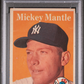 1958 Topps Mickey Mantle #150 PSA 2