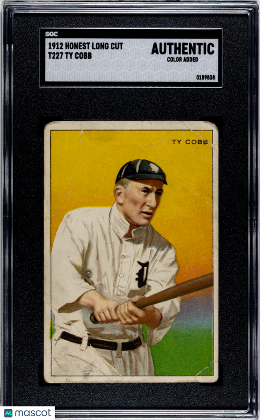 1912 Honest Long Cut Tobacco Series of Champions (T227) Ty Cobb SGC A