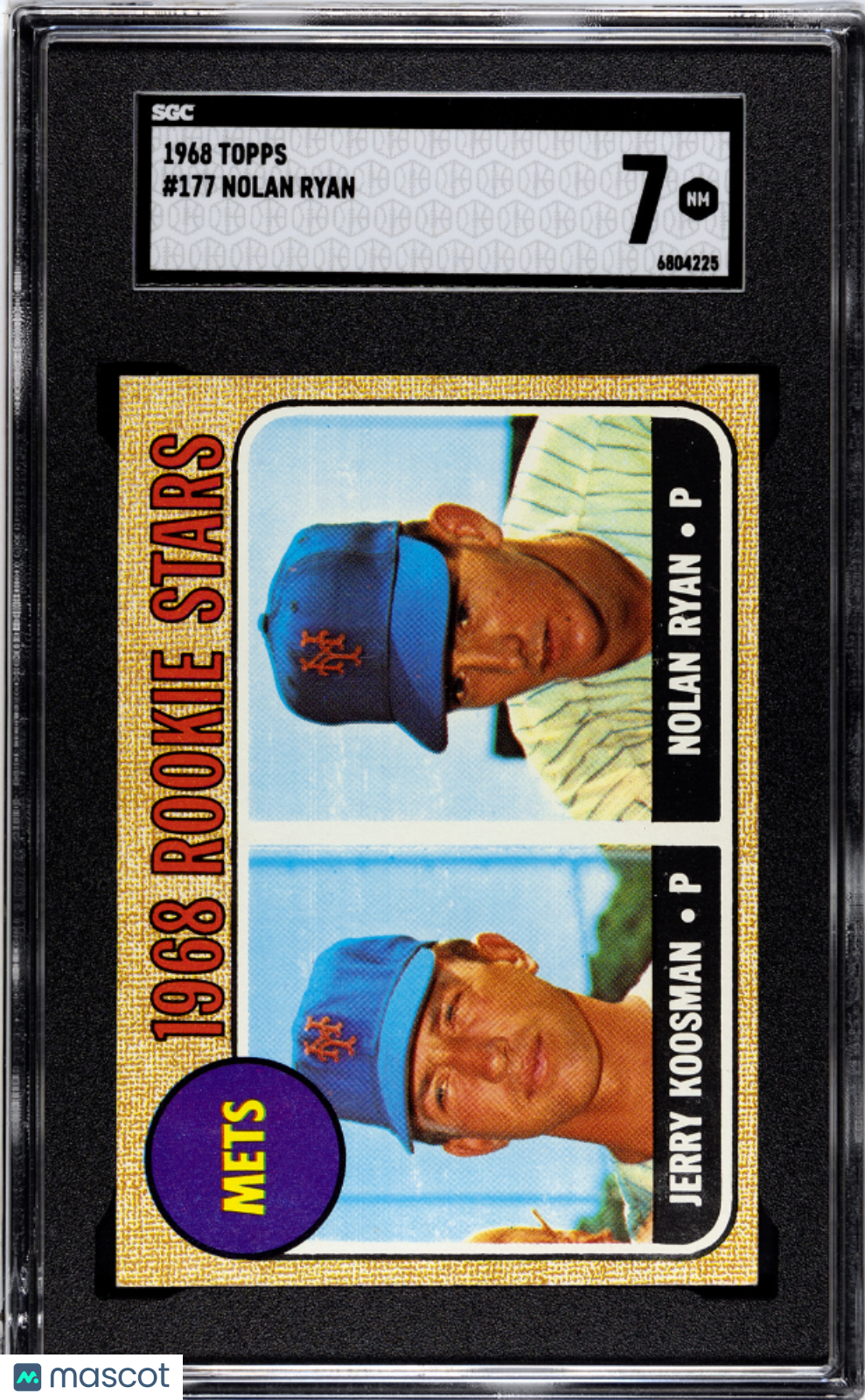 1968 Topps Nolan Ryan #177 SGC 7