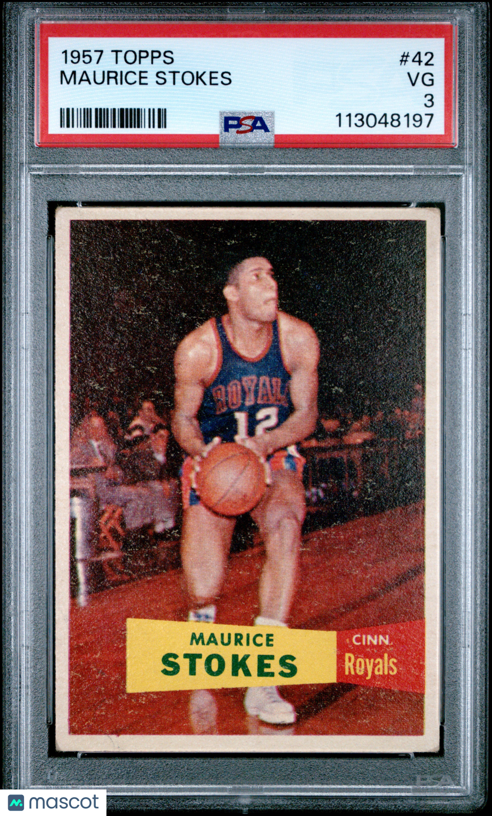 1957 Topps Maurice Stokes #42 PSA 3