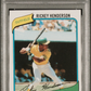1980 Topps Rickey Henderson #482 PSA 9