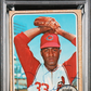 1968 Topps Luis Tiant #532 PSA 2 Auto 8