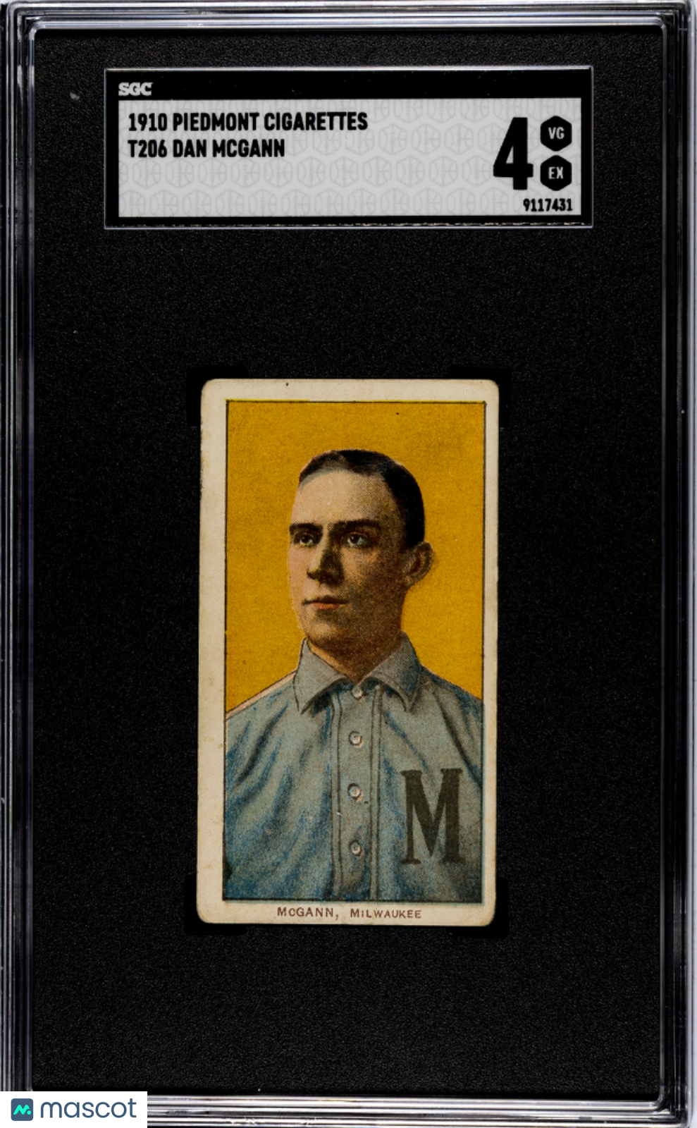 1910 Piedmont Cigarettes (T206) Dan Mcgann SGC 4