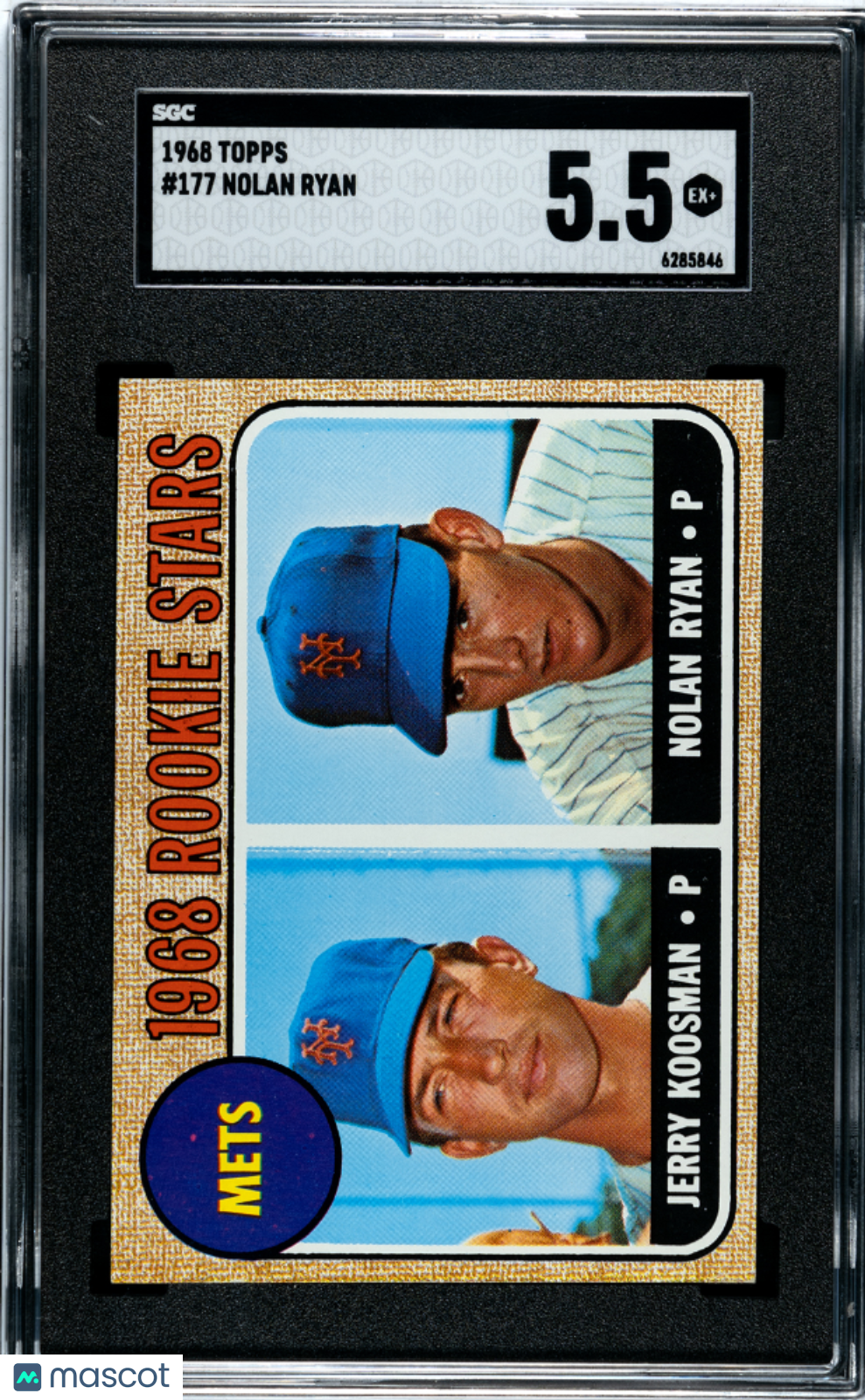 1968 Topps Nolan Ryan #177 SGC 5.5