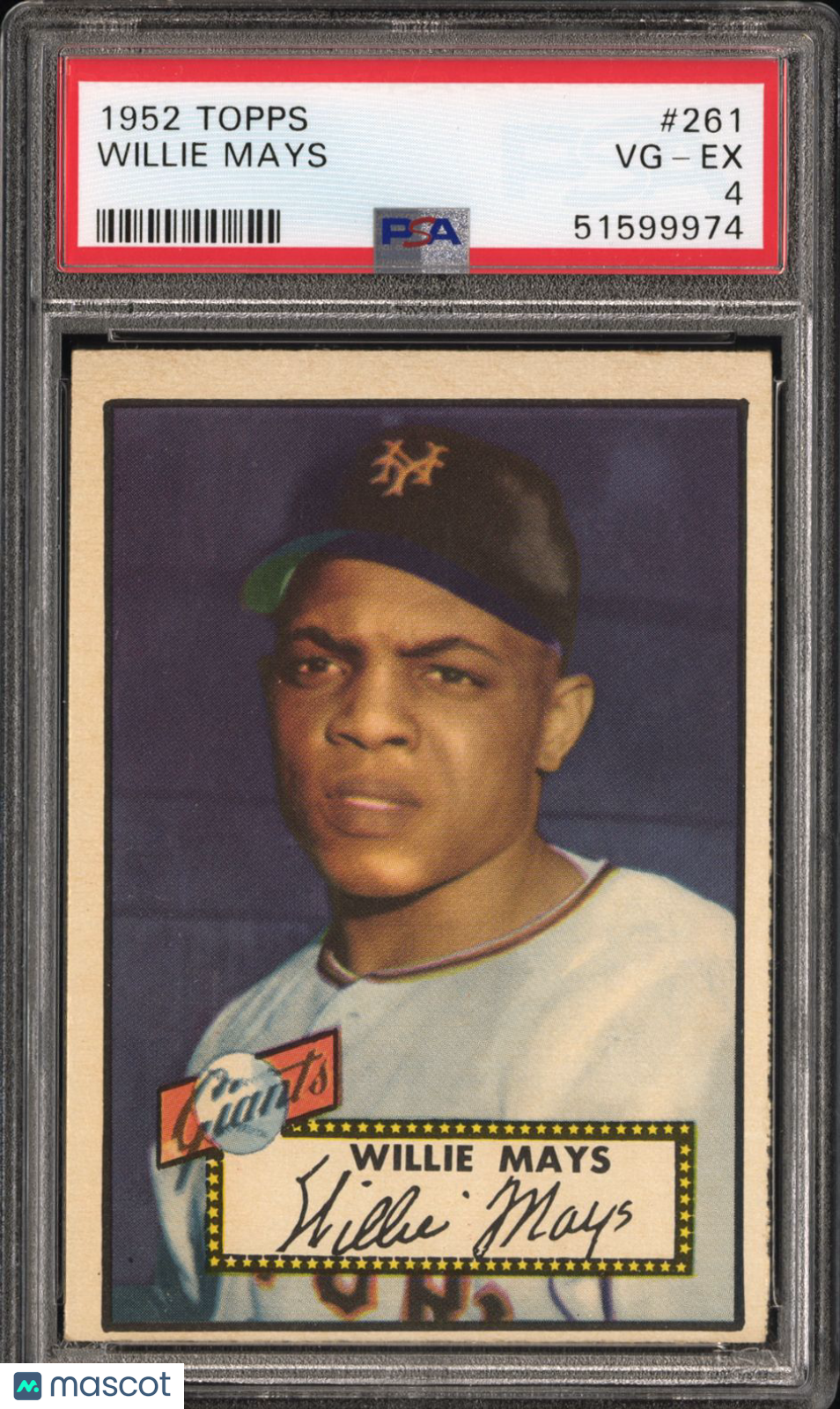 1952 Topps Willie Mays #261 PSA 4