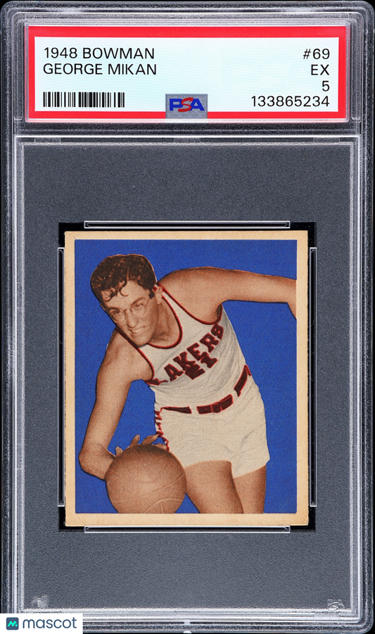 1948 Bowman George Mikan #69 PSA 5