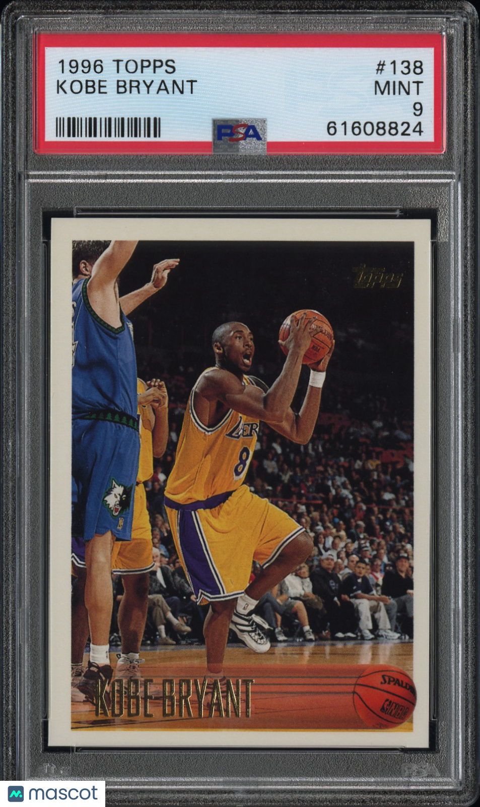 1996 Topps Kobe Bryant #138 PSA 9