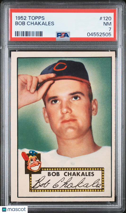 1952 Topps Bob Chakales #120 PSA 7