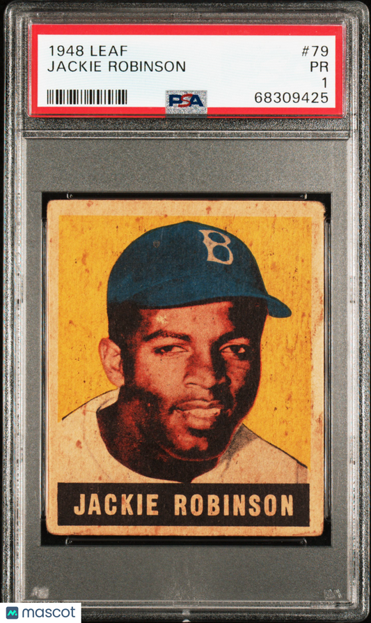 1948 Leaf Jackie Robinson #79 PSA 1