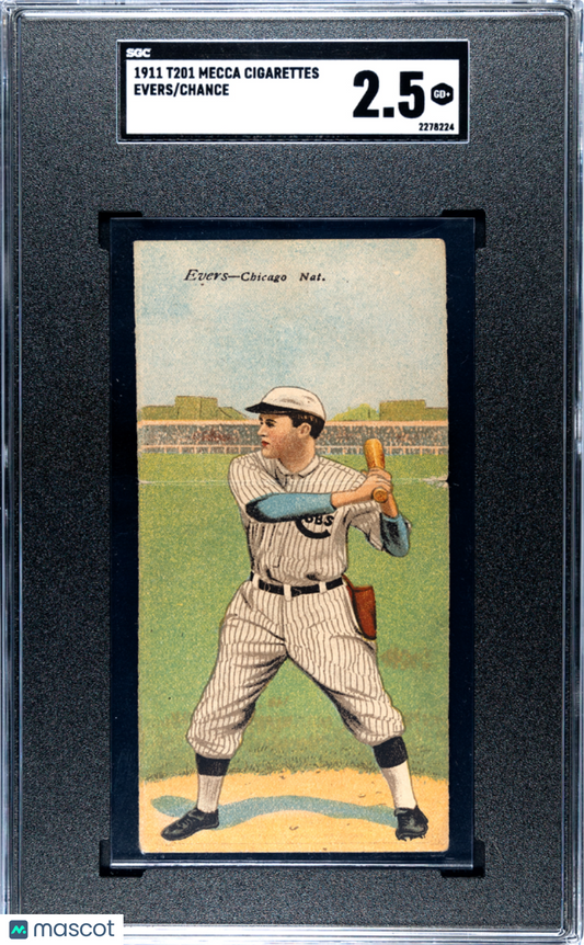 1911 T201 Mecca Cigarettes Evers Chance SGC 2.5