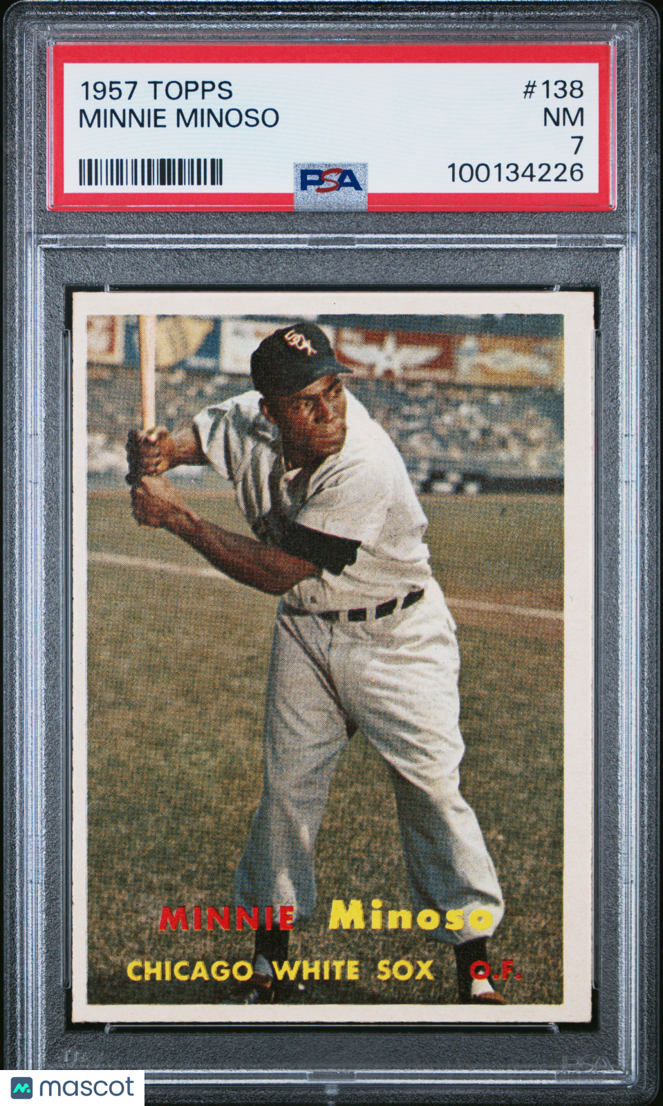 1957 Topps Minnie Minoso #138 PSA 7