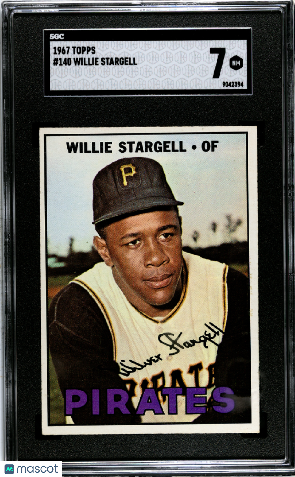 1967 Topps Willie Stargell #140 SGC 7