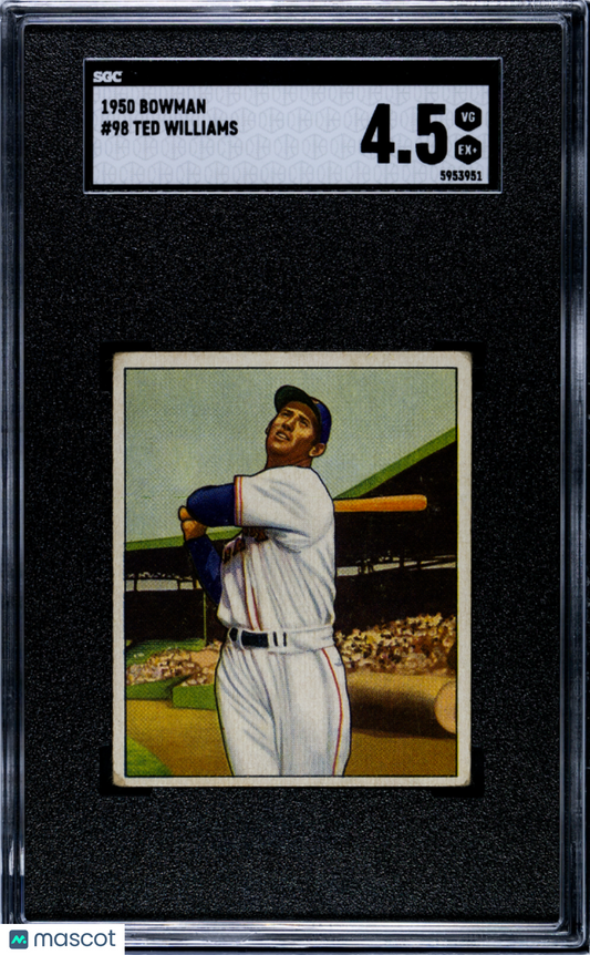 1950 Bowman Ted Williams #98 SGC 4.5