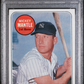 1969 Topps Mickey Mantle #500 Last Name In White PSA 2