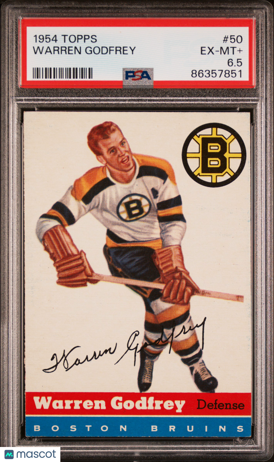 1954 Topps Warren Godfrey #50 PSA 6.5