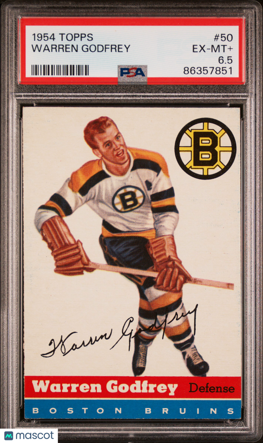 1954 Topps Warren Godfrey #50 PSA 6.5