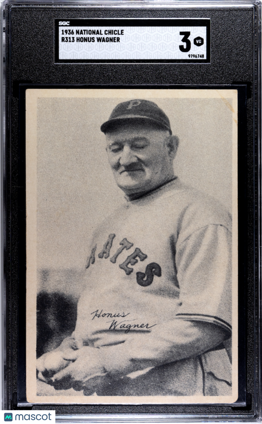 1936 National Chicle (R313) Honus Wagner SGC 3
