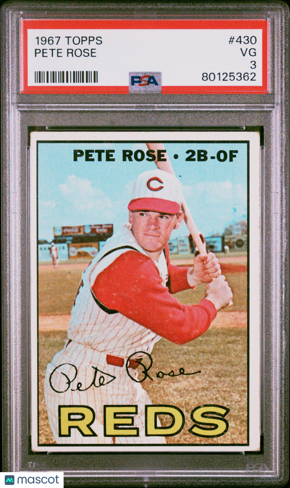 1967 Topps Pete Rose #430 PSA 3